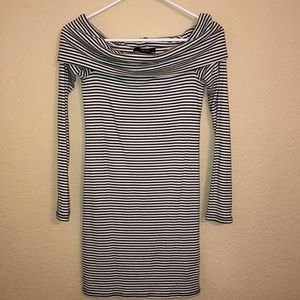 Striped Long Sleeve Dress